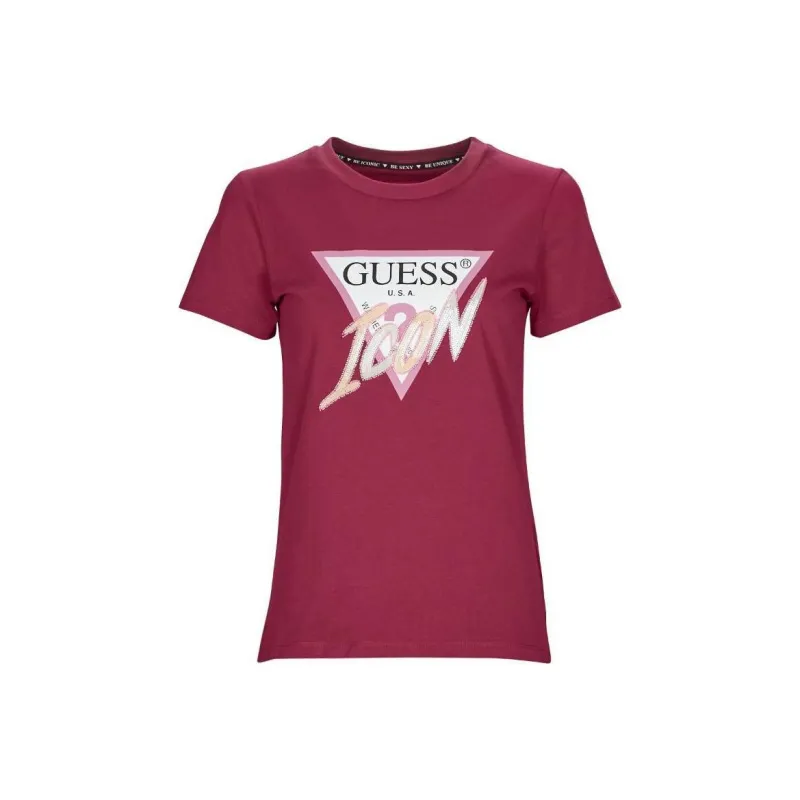GUESS T Shirts Women's Red-0