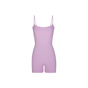 SKIMS Valentine's Day Collection SOFT LOUNGE SCOOP ONESIE Bodysuits Women's Sugar Plum/Sugar Plum