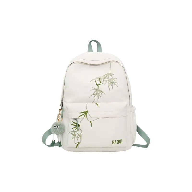 OUZIHUANG Nylon Backpack Large Size Unisex Multicolor-3