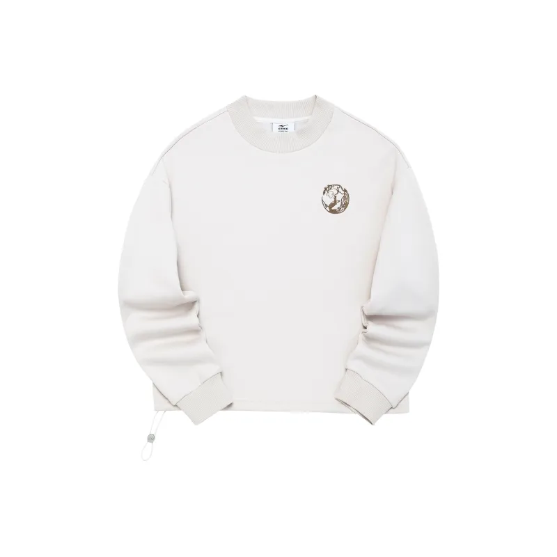 Erke Sweatshirts Women's Tranquil Khaki-0