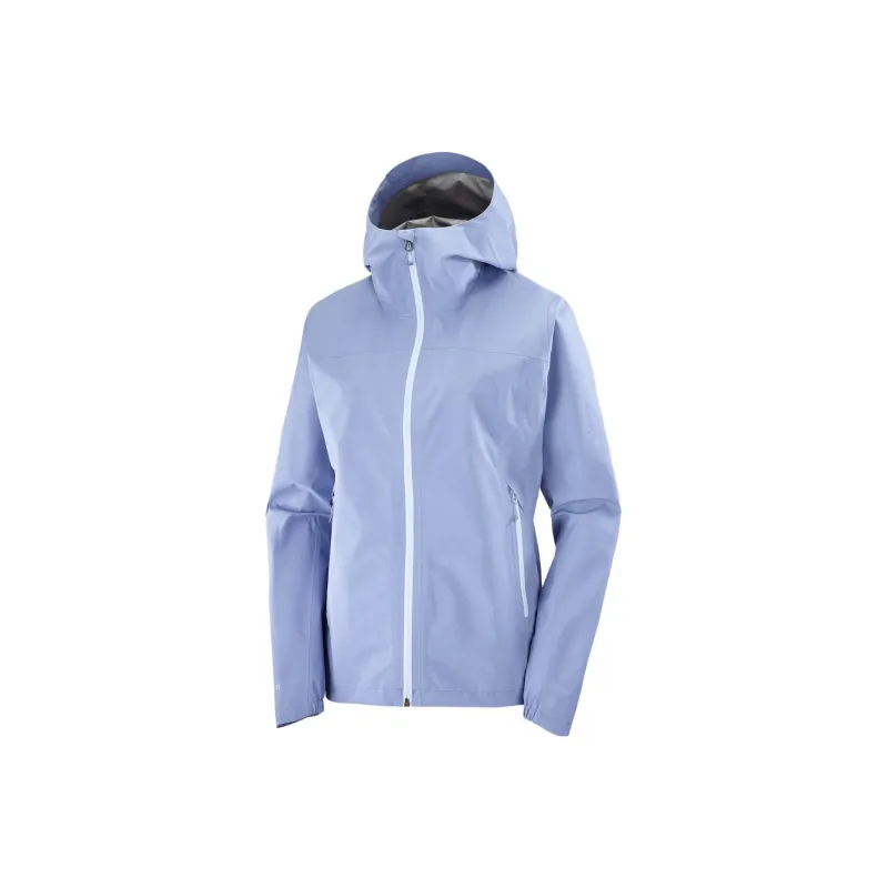 SALOMON Outline Gore-Tex Shell Jacket Jackets Coats Women's Purple-0