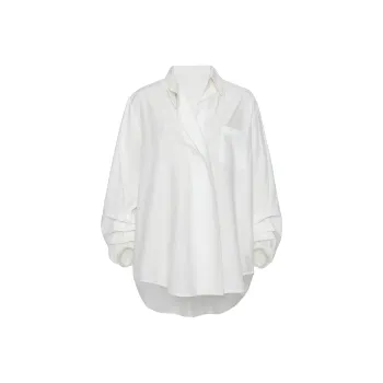 MEIYANG Shirts Women's White