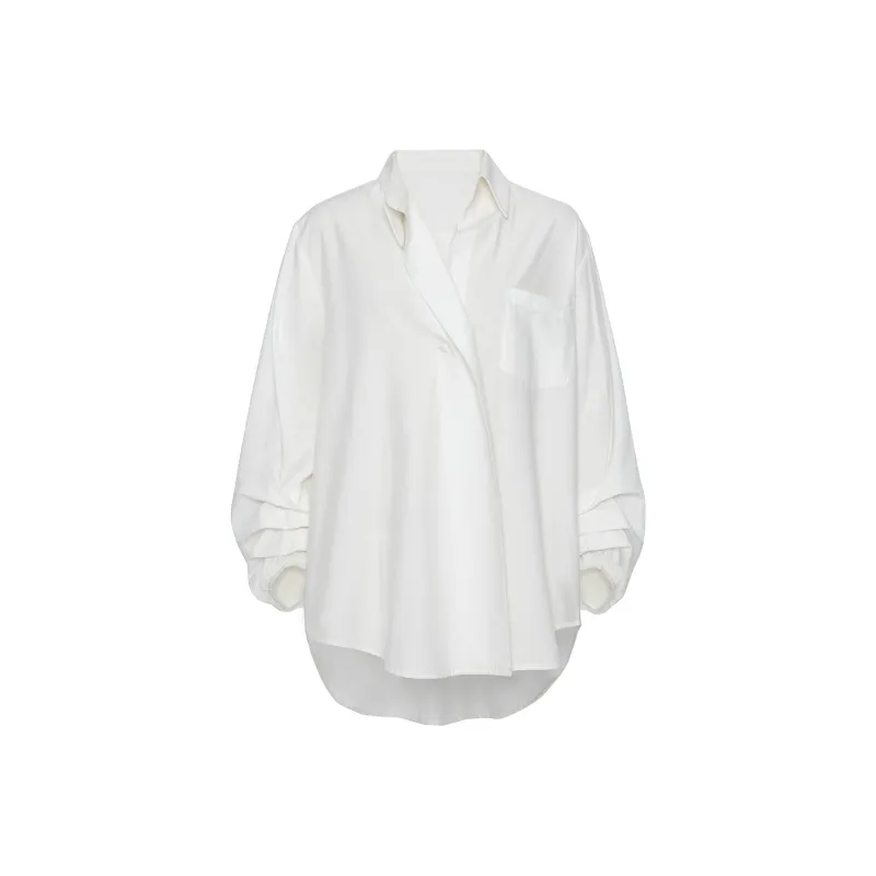 MEIYANG Shirts Women's White-0
