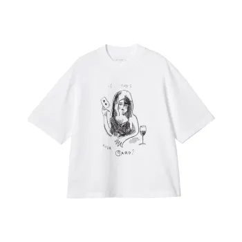 Carhartt WIP Drop Shoulder Sleeve T Shirt Women's White