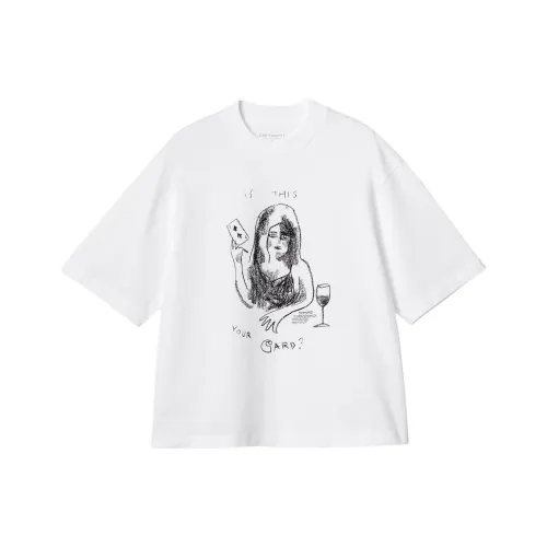 Carhartt WIP Drop Shoulder Sleeve T Shirt Women's White