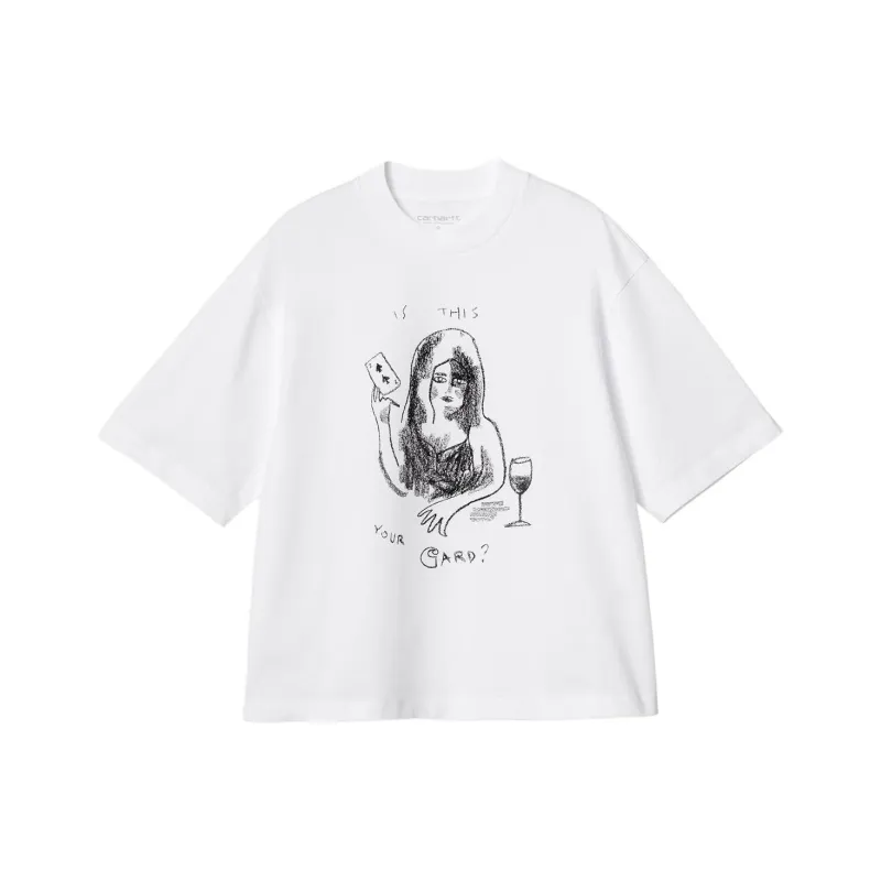 Carhartt WIP Drop Shoulder Sleeve T Shirt Women's White-0