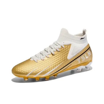 Kuding TF Rubber Broken Studs Artificial Ground Slip Resistant Soccer Shoes Unisex