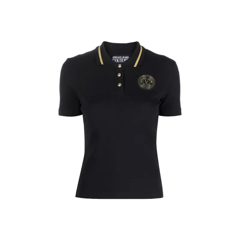 VERSACE JEANS COUTURE Polo Shirts Women's Black-0