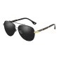 Black Gold Frame with Black Gray Lens