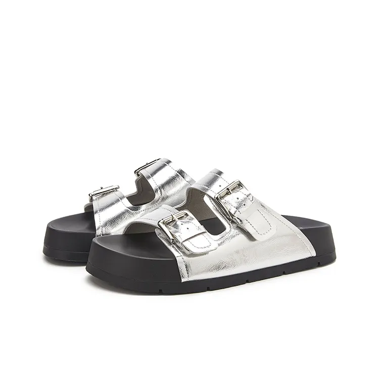 15 MINS Rubber Sole Quiet Slide Slippers Women's-6