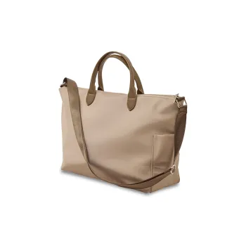 ECHOLAC Fabric Handbag Unisex Brown