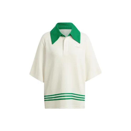 Adidas Originals ADICOLOR HERITAGE NOW Polo Shirts Women's White