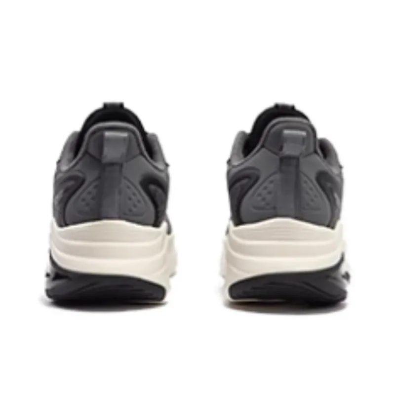 361° Cushioned Slip Resistant Low Top Running Shoes Men's Gray Black-2
