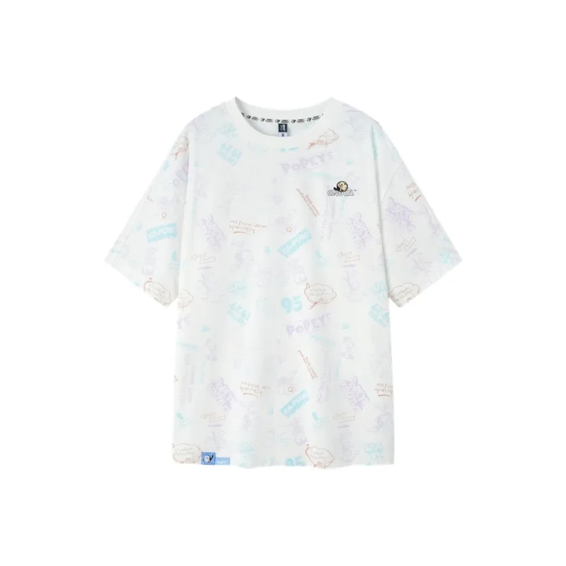 SEM/R x POPEYE Short Sleeved T Shirts Women's-5