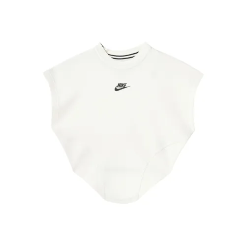 Nike Sportswear Tech Fleece Women'ss Sleeveless T shirt 'Ivory/black'