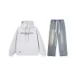 Set (Heather Gray Sweatshirt+Vintage Blue Jeans)