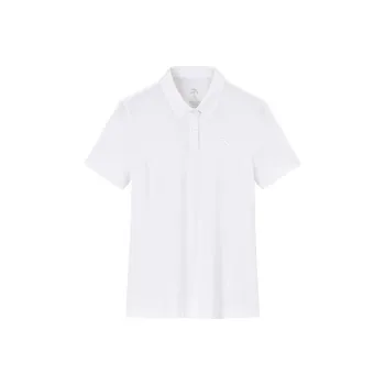 Anta Variety Training Collection Polo Shirt Women's Snowflake White