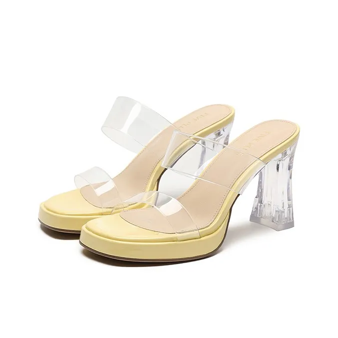 FIVE PLUS Rubber Sole Slip Resistant Slide Slippers Women's-8