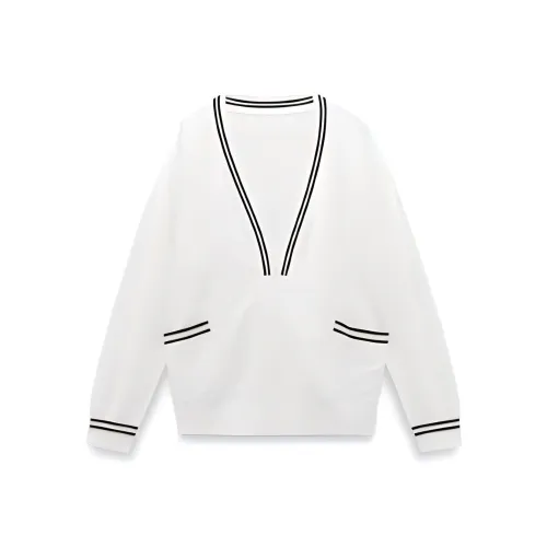 XII BASKET Knitwear Women's Raw White