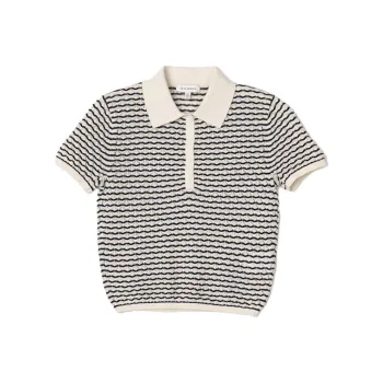 CLUB MONACO Knitwear Women's Black White Stripes