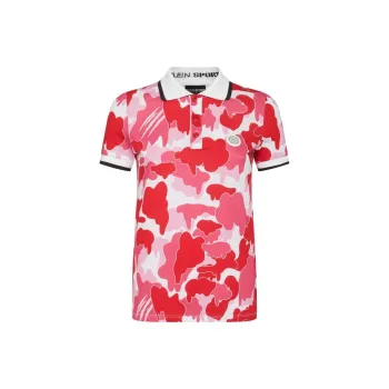 PLEIN SPORT Camouflage print Cotton Polo Shirt
