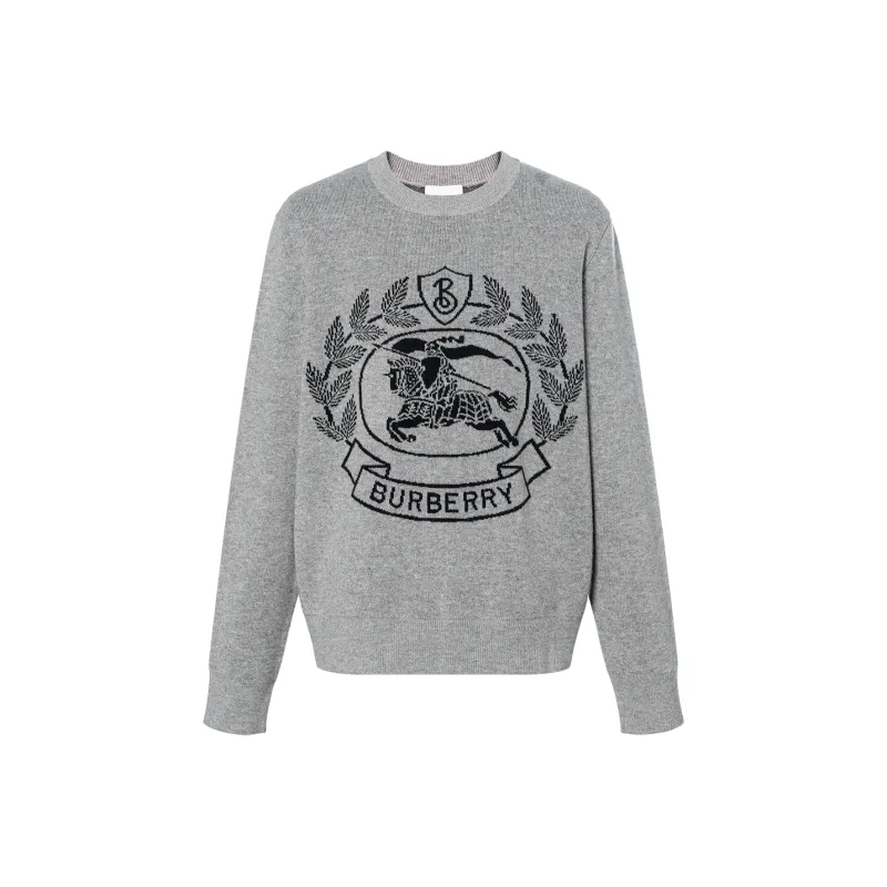 Burberry Ekd Intarsia Wool Jumper-1