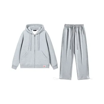 VCNV Sweatshirt Set Unisex Hundred Flowers Gray