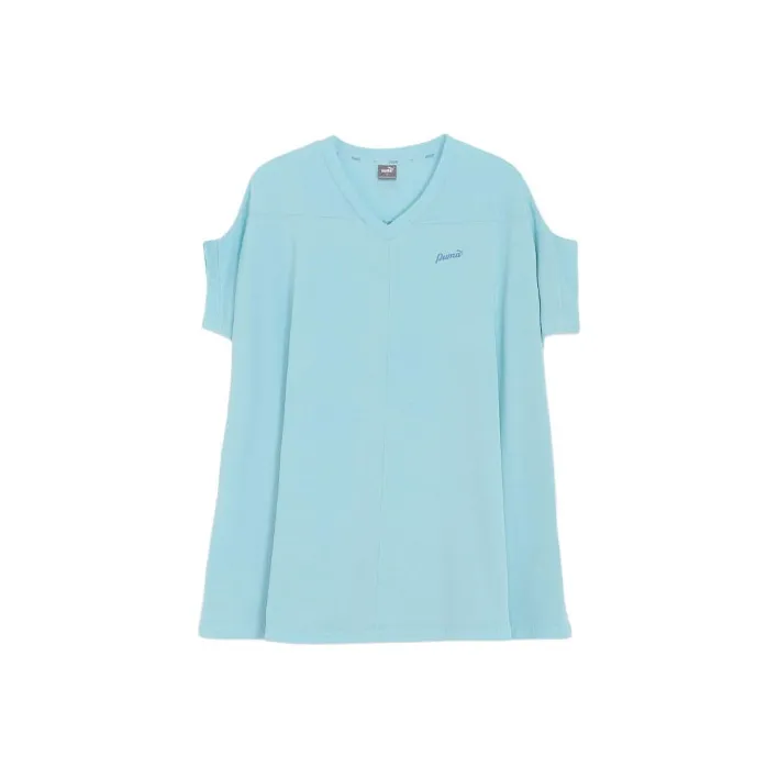 PUMA T Shirt Women's Light Blue-0