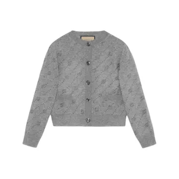 GUCCI Cashmere Sweater Women's Gray