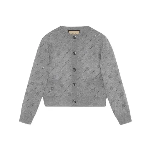 GUCCI Cashmere Sweater Women's Gray