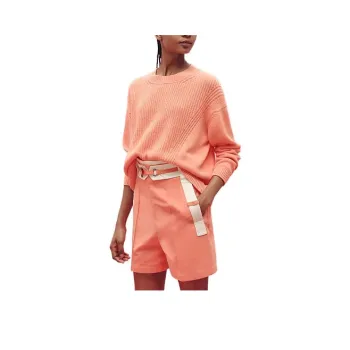 HERMES Cashmere Sweaters Women's Orange