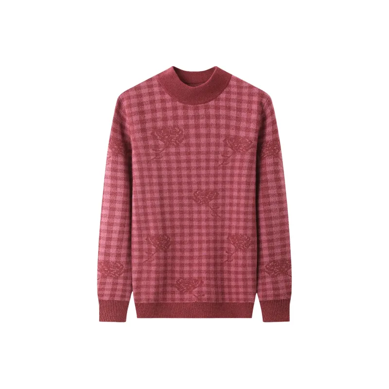 H YXIANG Cashmere Sweater Women's-3