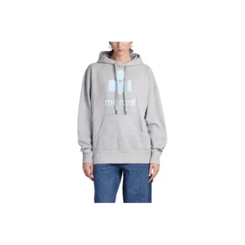 ISABEL MARANT Mansel Logoo Printed Drawstring Hoodie