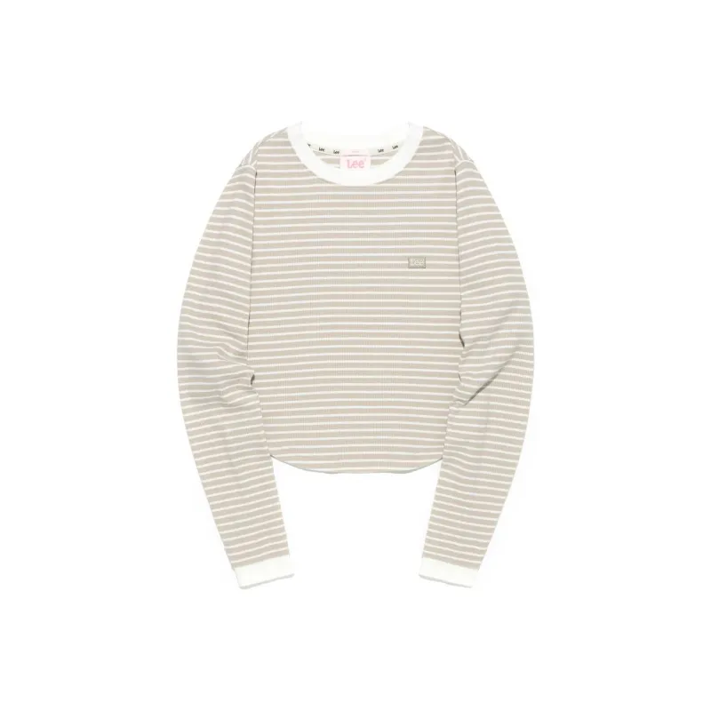 Lee T Shirts Women's Beige-0