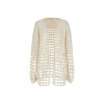 Chloé Macramé Knit Cardigan