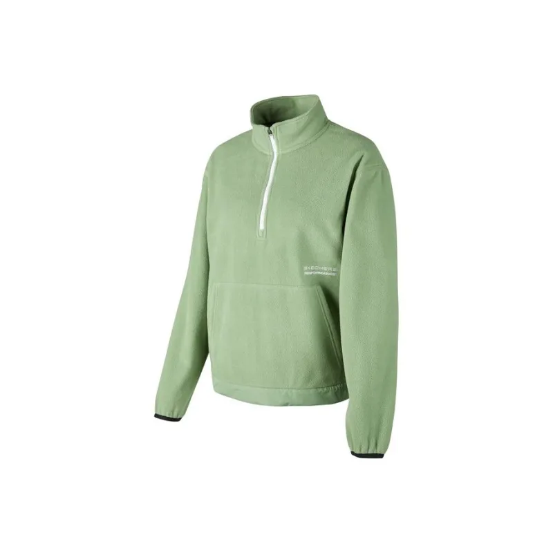 Skechers Sports Life Collection Sweatshirt Women's Basil Green-0