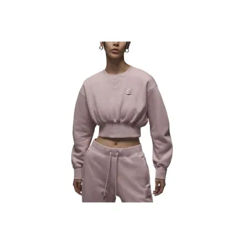 Jordan Flight Fleece Sweatshirt Women's Oxford Pink