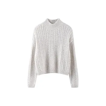 MAIGRE SIMHAT Pure Cashmere Sweater Women's Ecru
