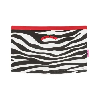 CHUU Strapless Tops Women's Zebra Print