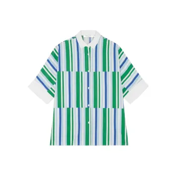 Maison Kitsune Striped Shirt