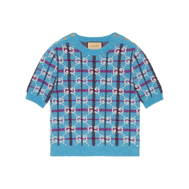 GUCCI SS23 Knitwear Women's Lake Blue-0