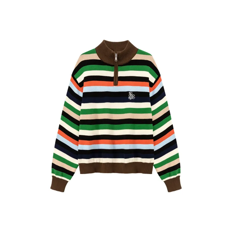 NO ONE ELSE Knitwear Women's Rainbow Stripes-0