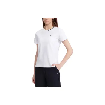 FILA Set in Sleeve T Shirt Women's Standard White