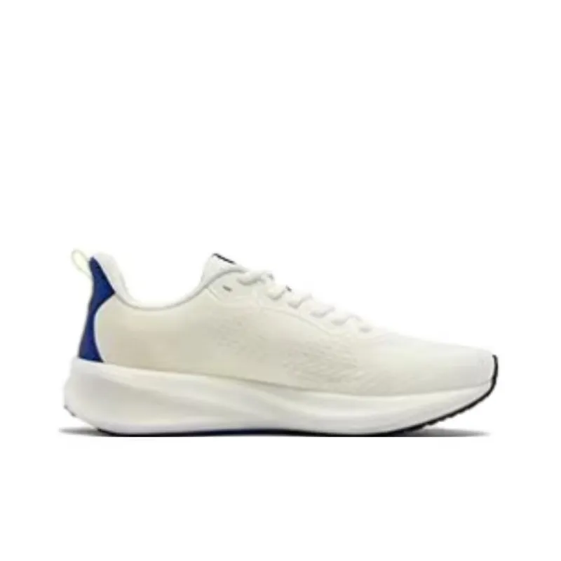 361° Wing Gundam 5.0 Slip Resistant Breathable Rebound Low Top Sprint Running Shoes Women's White Blue-1