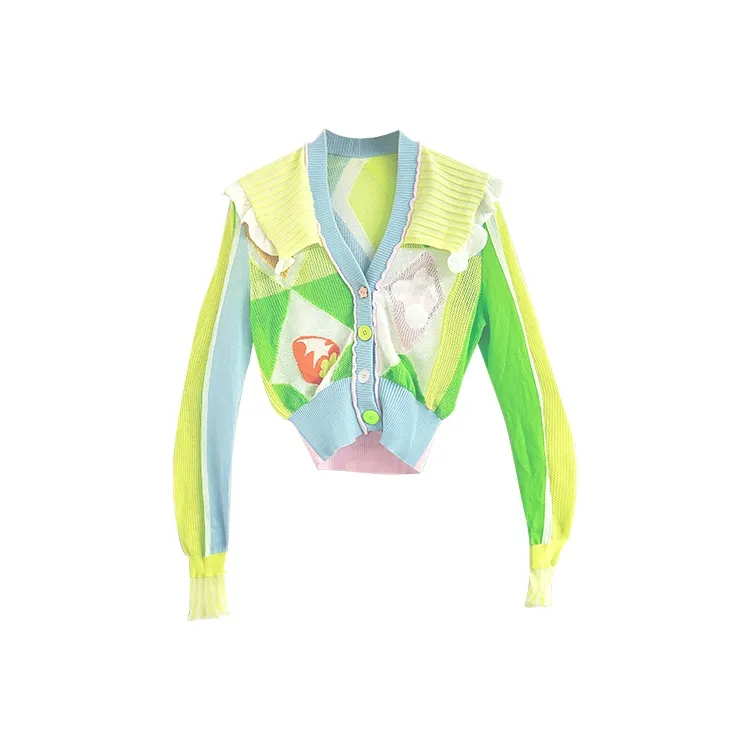CHAU·RISING Chaurising Our Utopia Series Knitwear Women's Light Green-0