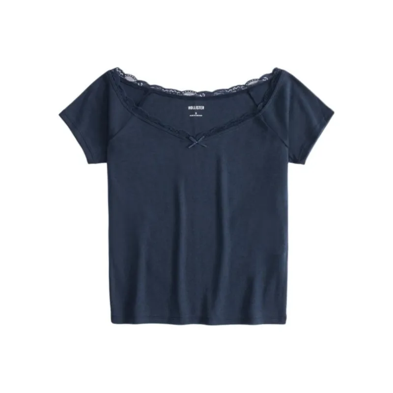 Hollister Raglan Sleeve T-Shirt Women's-7