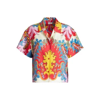ETRO Graphic Printed Button-Up Shirt