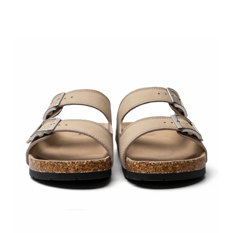 Mule Donkey Composite Sole Slip Resistant Slide Slippers Women's Light Khaki-4