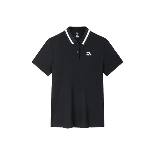 Anta Life Collection Polo Shirt Women's Basic Black