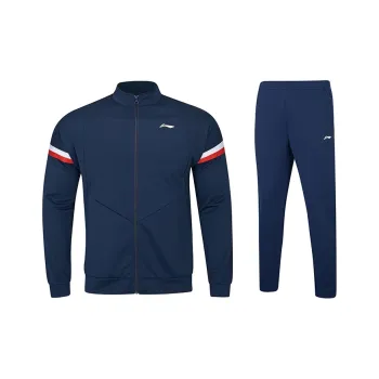 LiNing Badminton Series Sweatshirt Set Men's Dark Blue